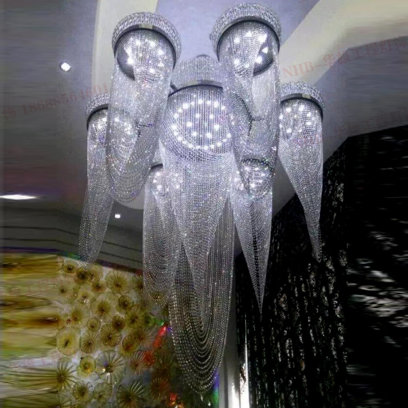 酒店奢华水晶吊灯